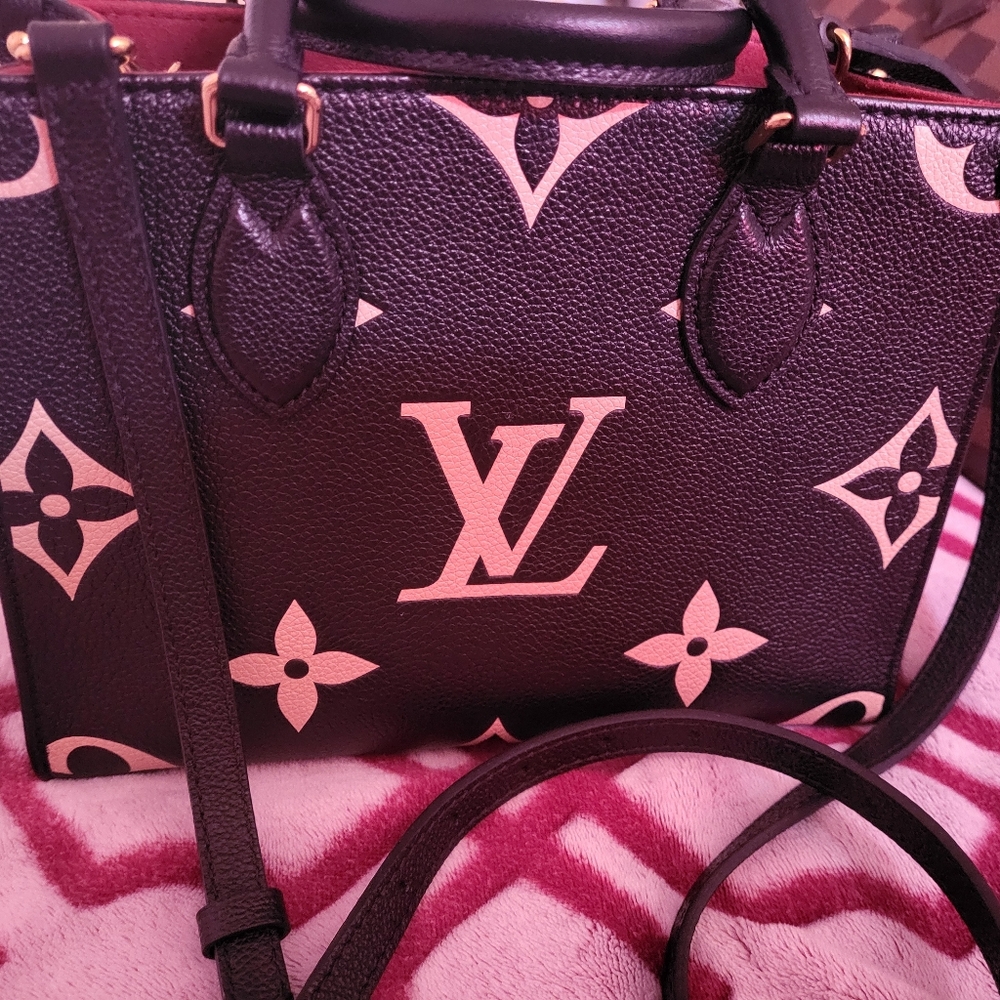 Louis vuitton On the go  Bicolor empreinte leather